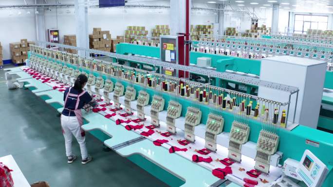 服装厂缝纫纺织机