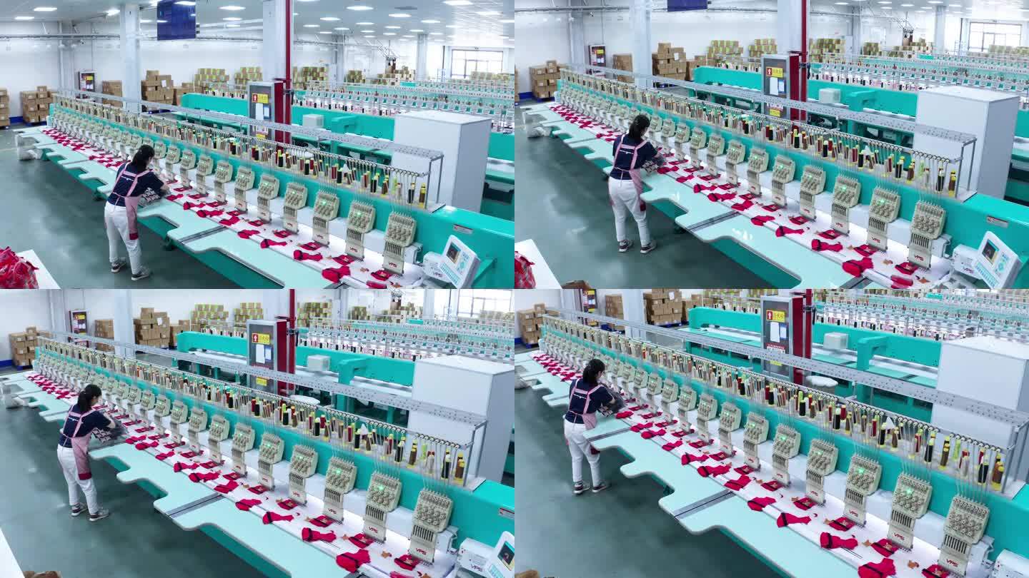 服装厂缝纫纺织机