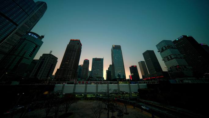 深圳城市延时日夜变化