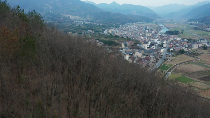 杭州建德三都镇卸比山村乡村风光航拍合集