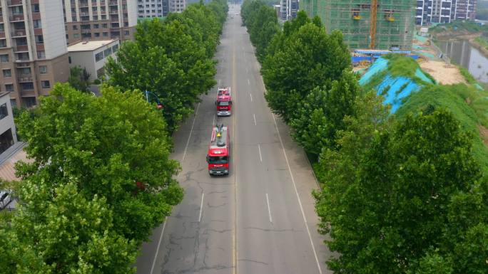 消防车道路行驶出