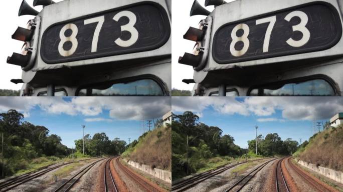 M1巴西运输铁矿石的火车1