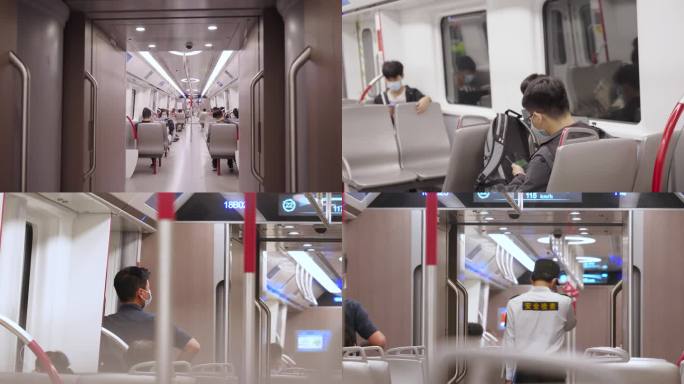 城市地铁公共交通4k视频素材