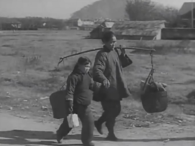 抗战时期难民 逃离南京城