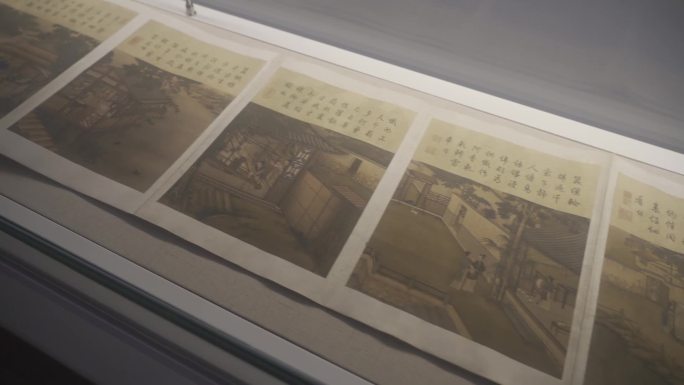 杭州临安区博物馆内景展览藏品