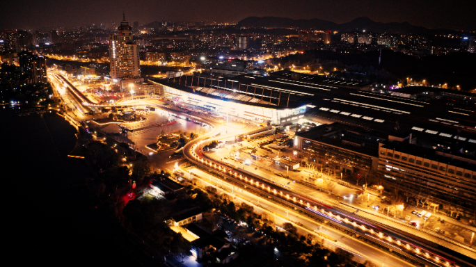 南京站 夜景延时