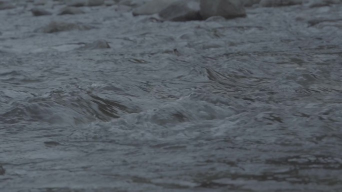 秦岭溪流河流水流慢动作升格