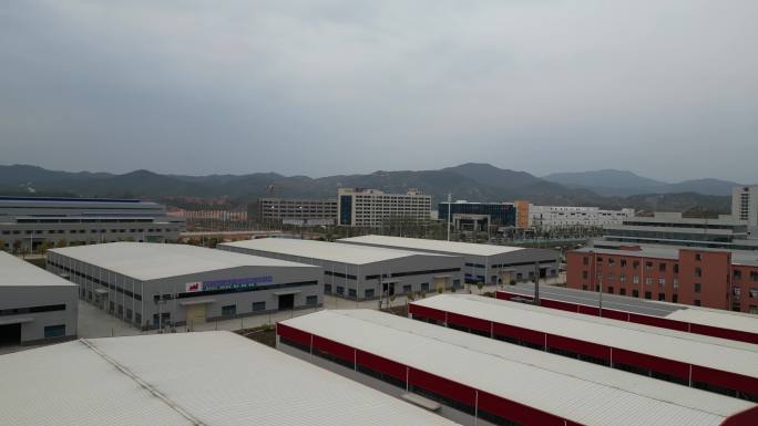 航拍高新工业园数字经济