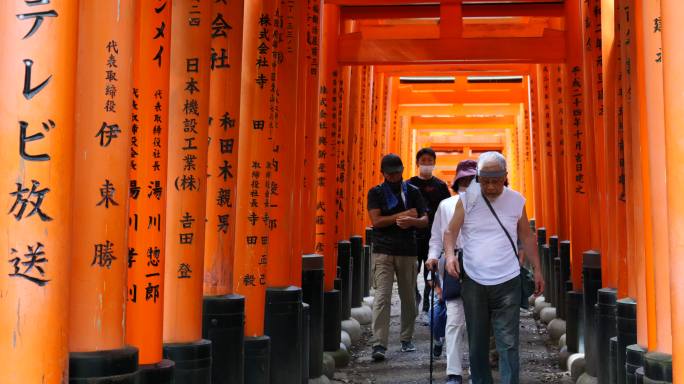 稻荷神社 千本鸟居 鸟居，神社1