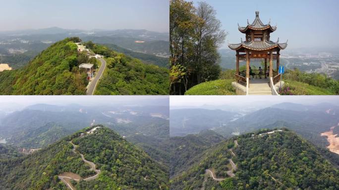 广州黄埔油麻山航拍