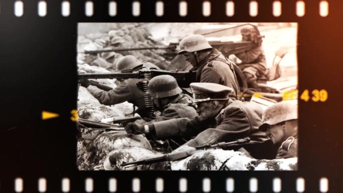 4种电影胶片转场战争老兵回忆红色记忆