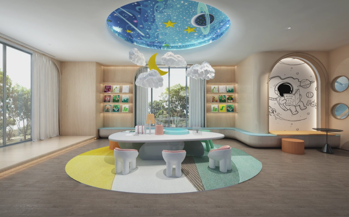 现代室内装修动画素材（组合）