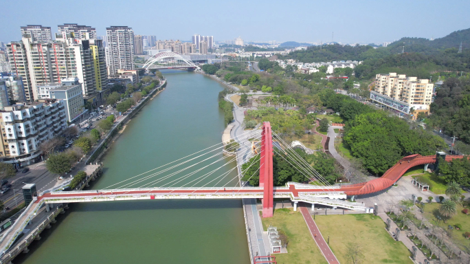 4K江门 釜山公园 航拍