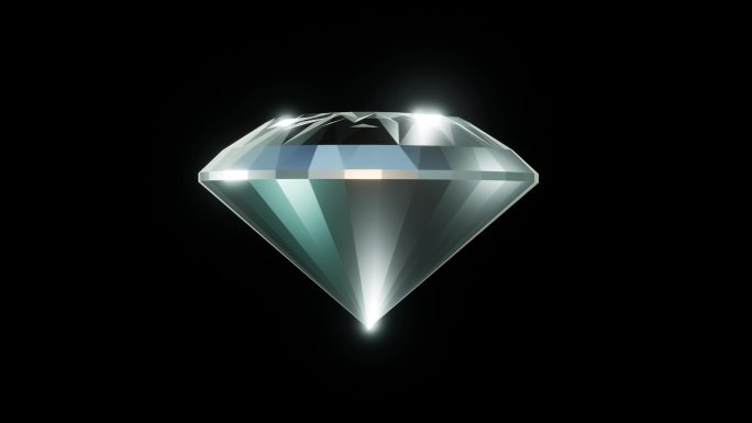 钻石玻璃光泽光通透