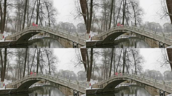麒麟湾雪景-小拱桥