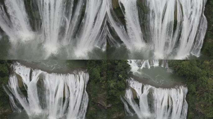 贵州黄果树瀑布航拍4K D-log