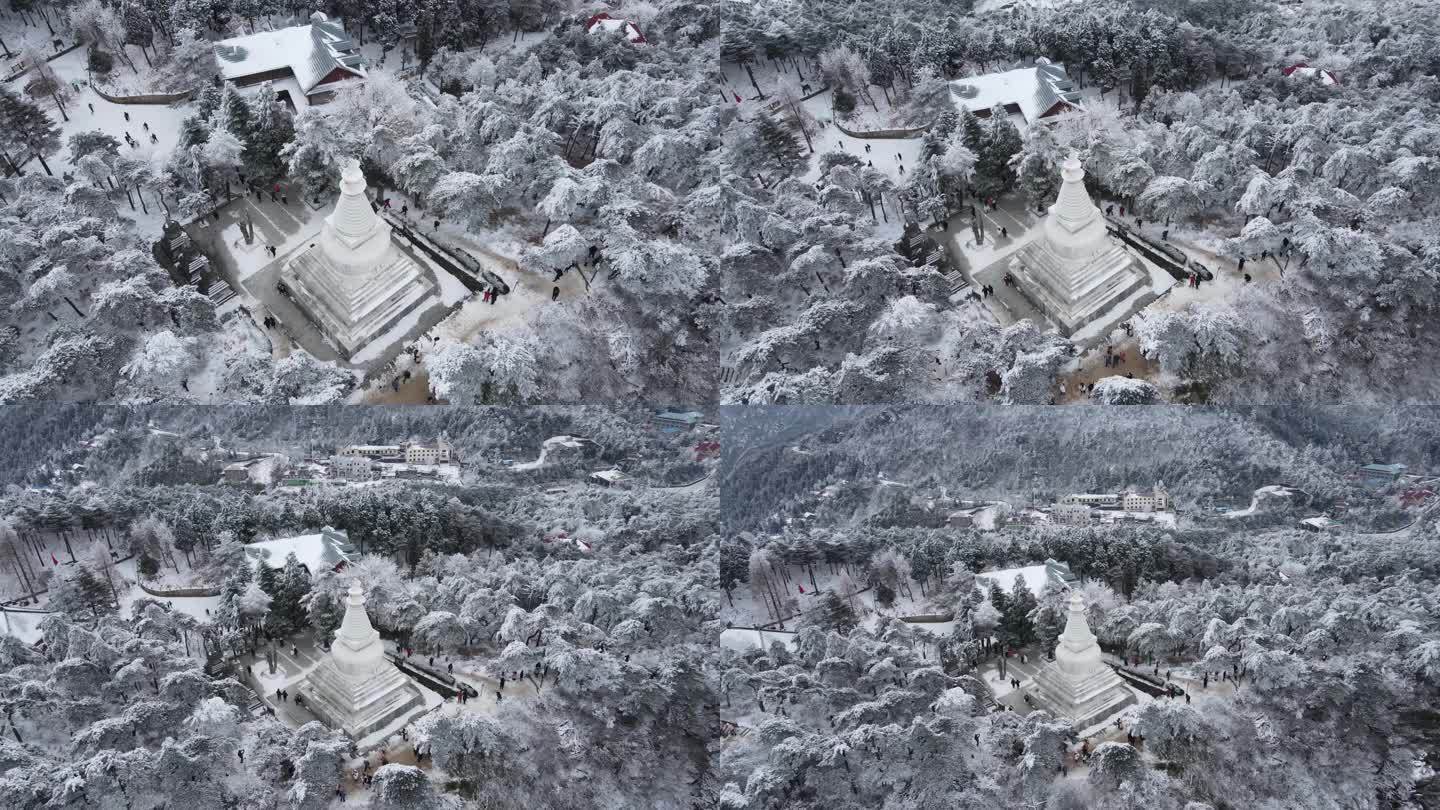 庐山诺那塔雪景