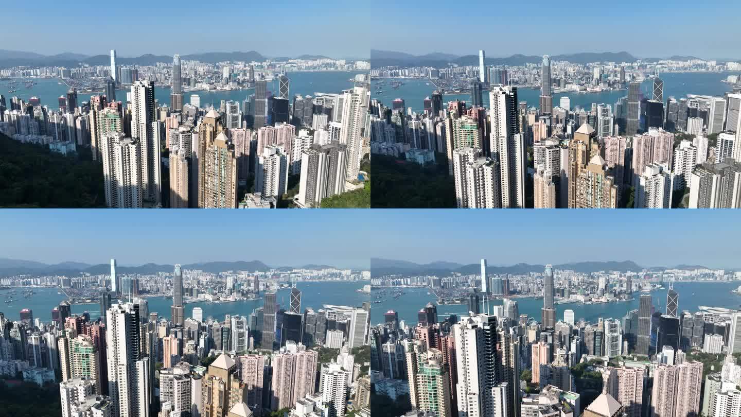 香港岛太平山维港视频