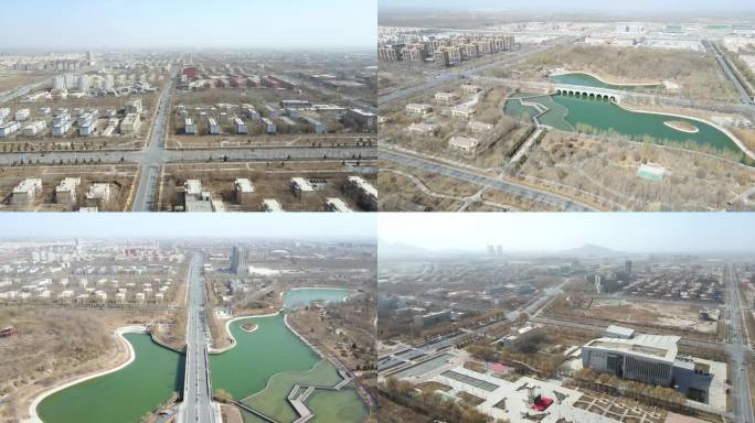 航拍新疆生产建设兵团第三师图木舒克市