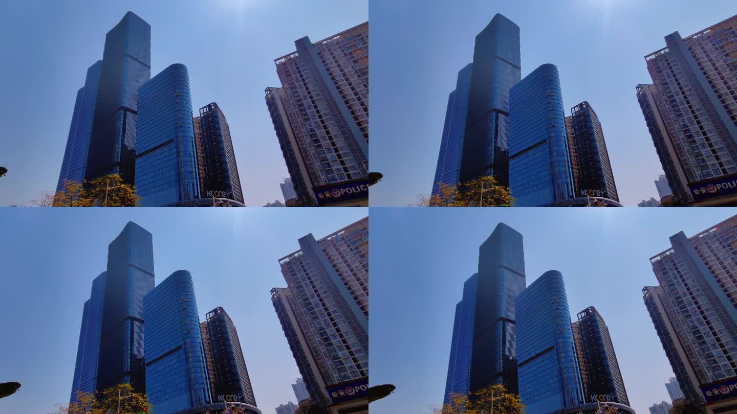 V1-0138_V实拍深圳城市高楼建筑
