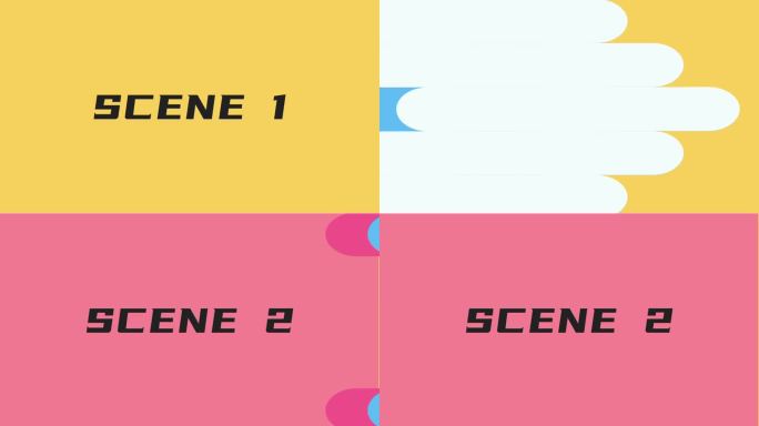 MG动画丝滑转场ae模板