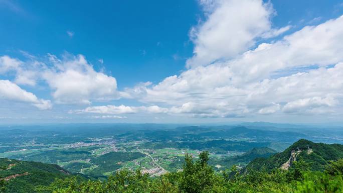 4K湖南岳阳平江幕阜山光影延时摄影