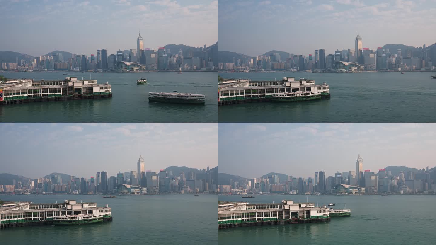 【4K正版】香港天星码头观光游轮延时