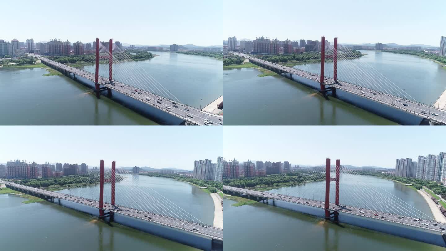 临江门大桥航拍2k