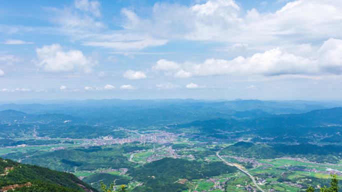 4K湖南岳阳平江幕阜山光影延时摄影