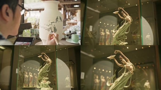 景德镇陶瓷绘画雕刻