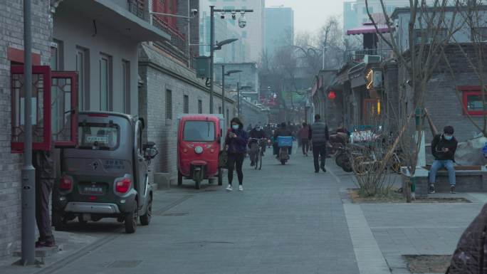 北京百姓胡同生活气氛