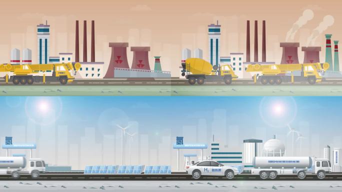 AEMG新能源城市——建设卡通宣传动画