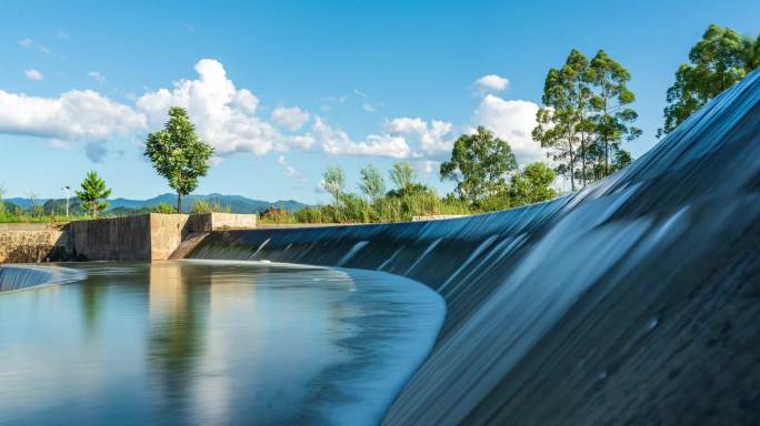 湖南永州市宁远县九嶷山舜帝陵小溪河流延时