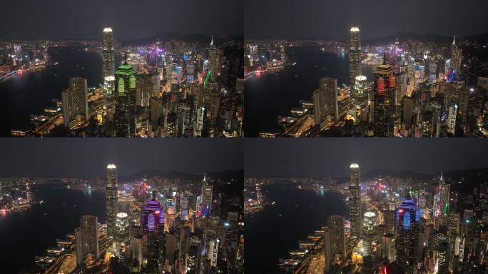 【正版原创】香港维多利亚港高空夜景