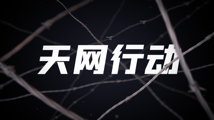 【原创】穿梭铁丝荆棘片头震撼logo落版