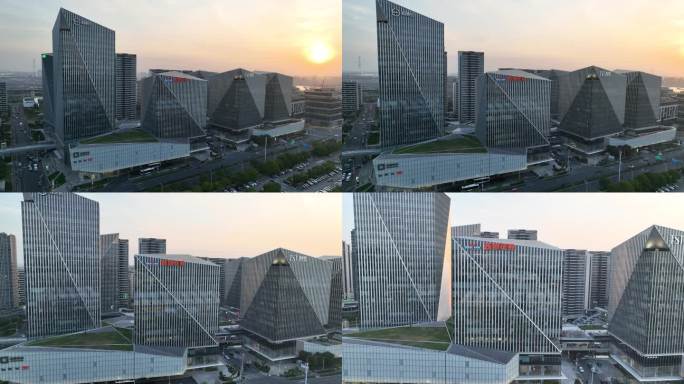 4K原素材-上海前滩国际商务区，西部证券