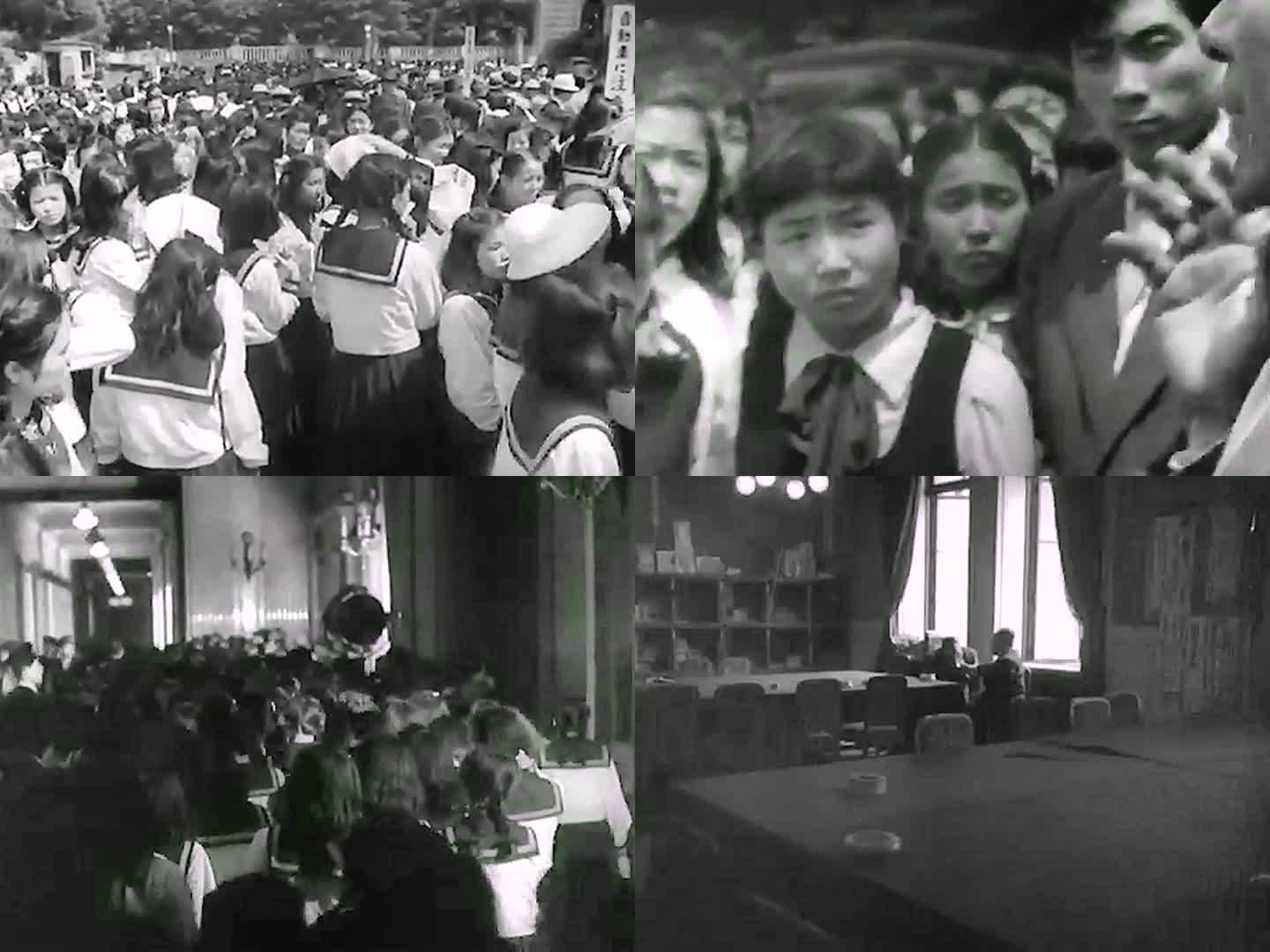 1952年日本 学生参观国会