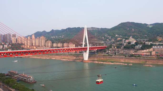 重庆索道东水门长江大桥重庆轻轨