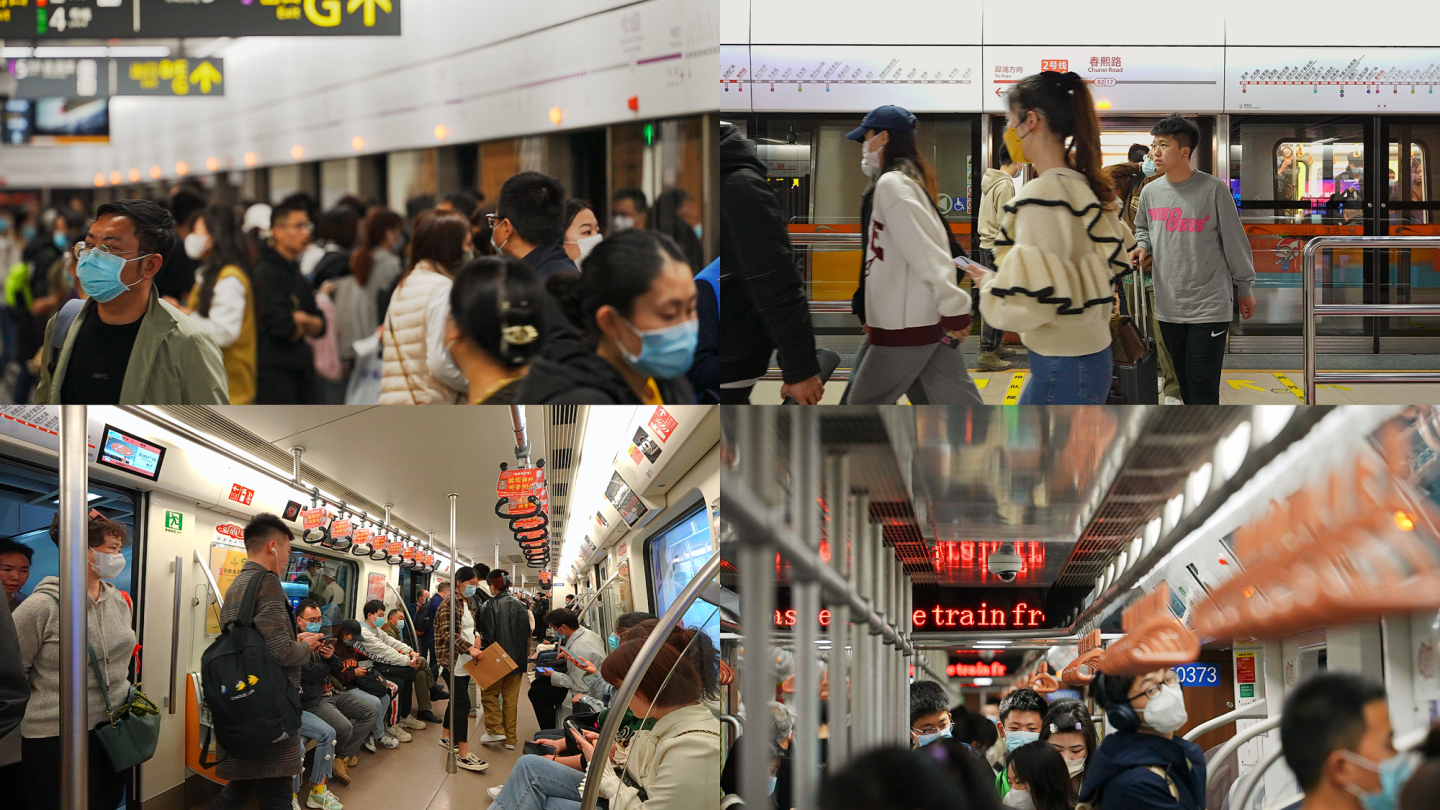 地铁拥挤路人精选合集