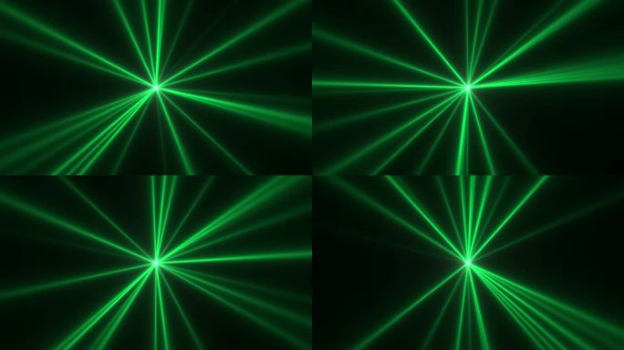 4K绿色动感激光素材无缝循环粗AA