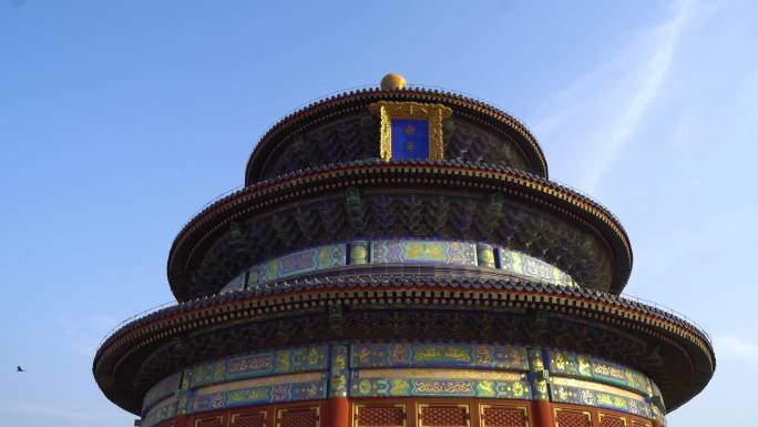 北京祈年殿天坛公园故宫中国建筑历史
