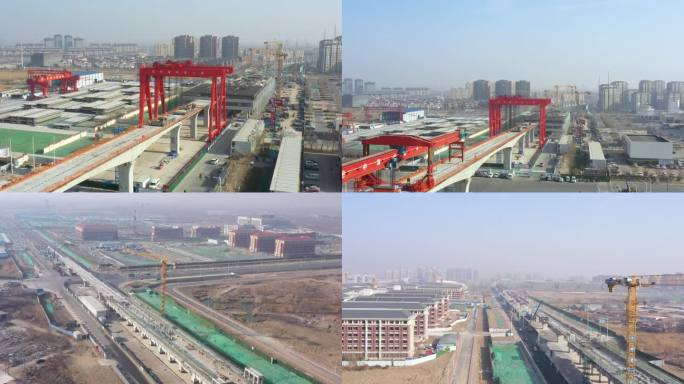 中铁十局 城市轻轨建设 城市铁路天津团泊