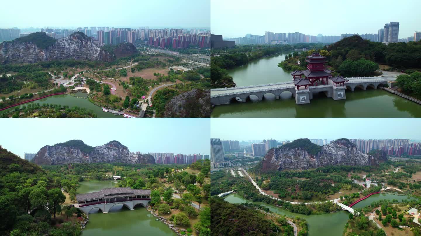 桂林山水公园航拍