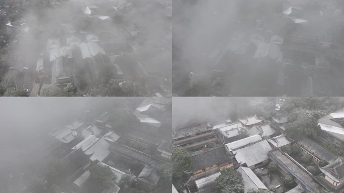 重庆主城南山雪景