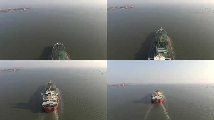 大型船舶出航液化天然气石油能源