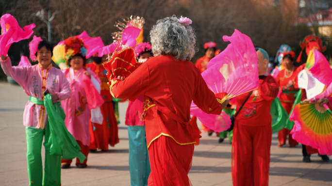 城市公园老年人晚年幸福生活老龄化