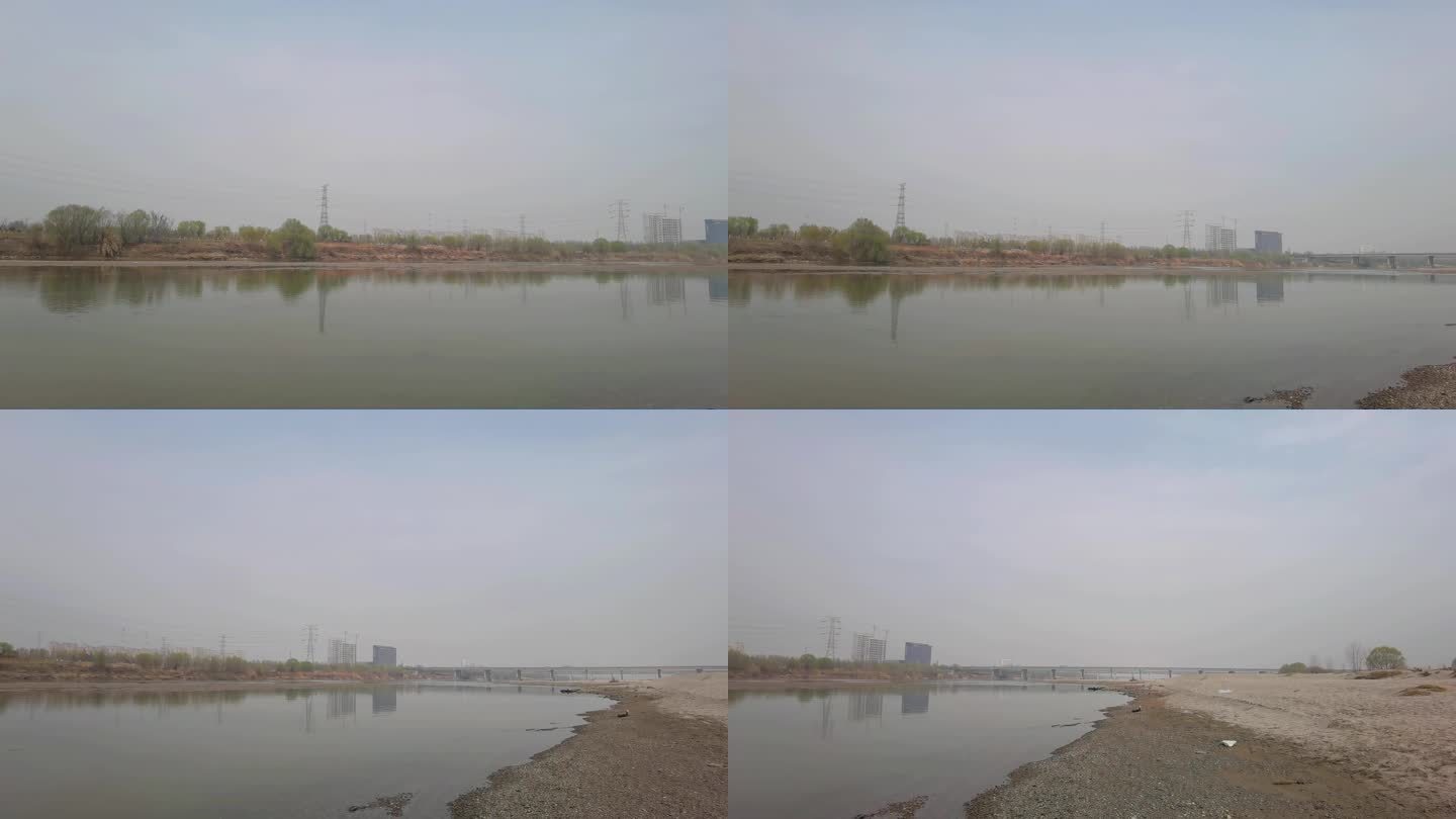 4K高清实拍渭河湿地公园