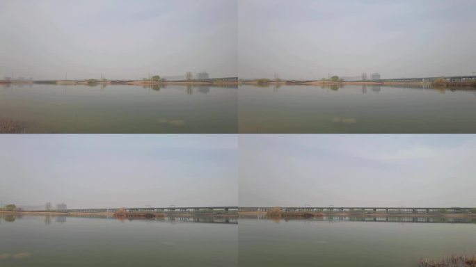 4K高清实拍宝鸡渭河湿地公园