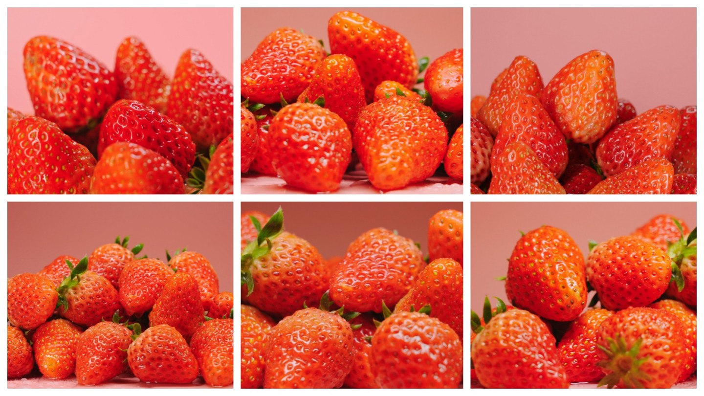 【原创】实拍新鲜有机草莓美味健康水果农业