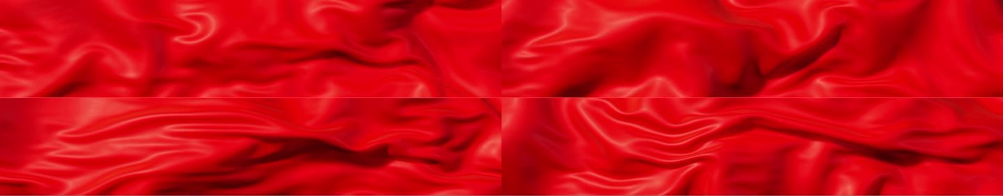 红布红绸大屏背景
